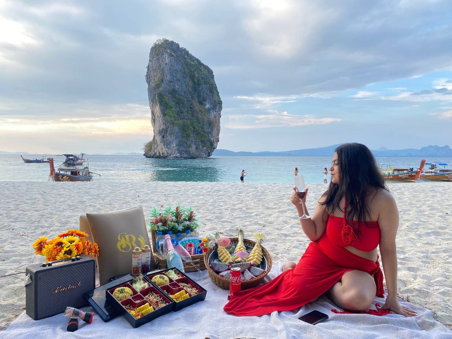 Unique travel experience background